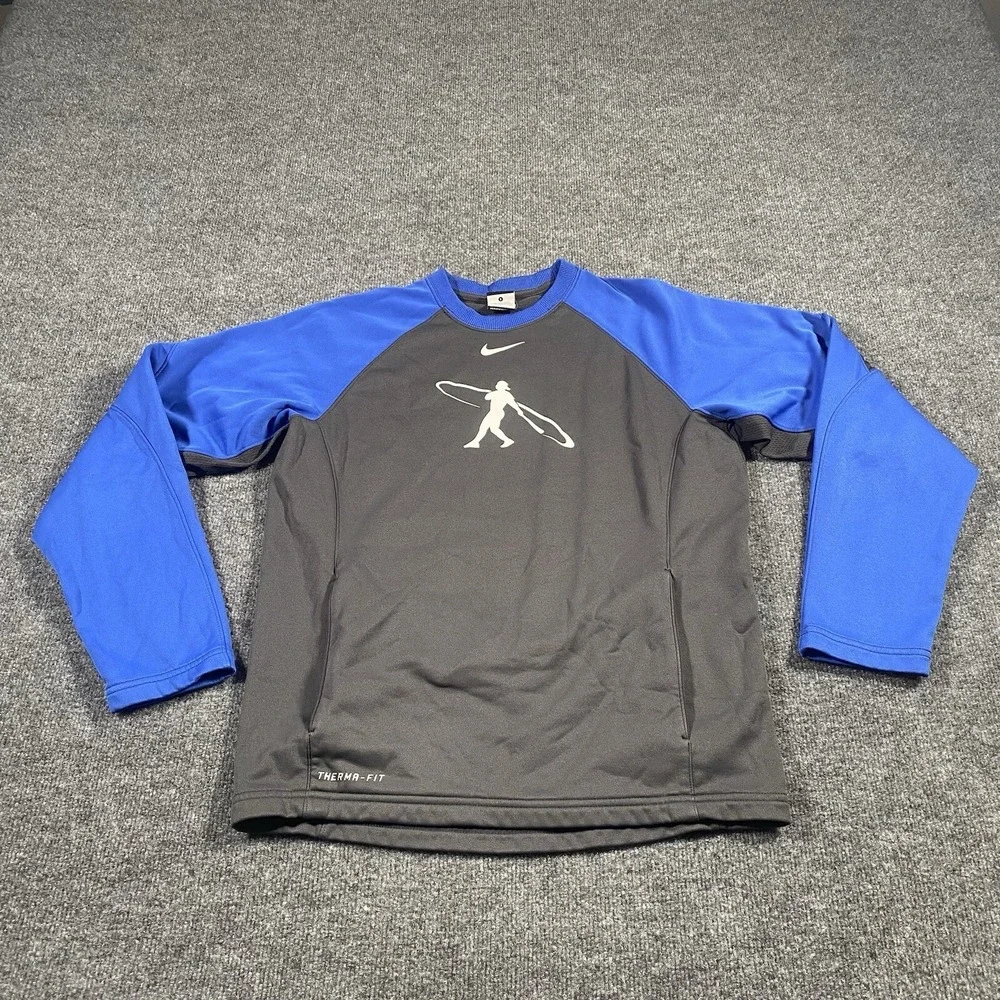 Nike Ken Griffey Jr. Mens Small MLB Baseball Pullover Sweater Thermafit Warmup - Picture 3 of 10